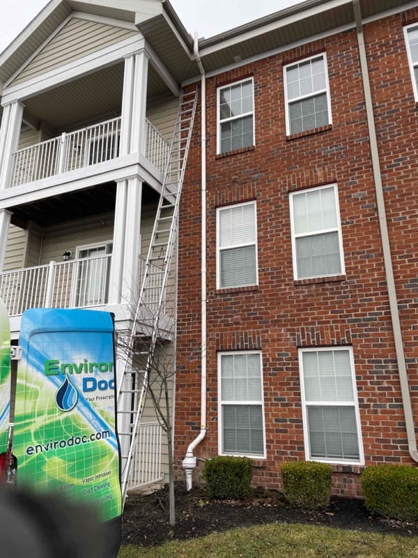 Commercial Radon Mitigation System Installation by Envirodoc Inc